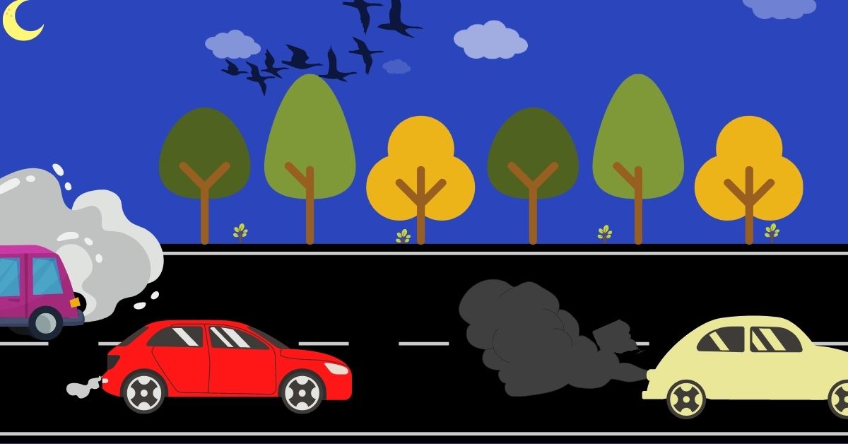 Cars smoking